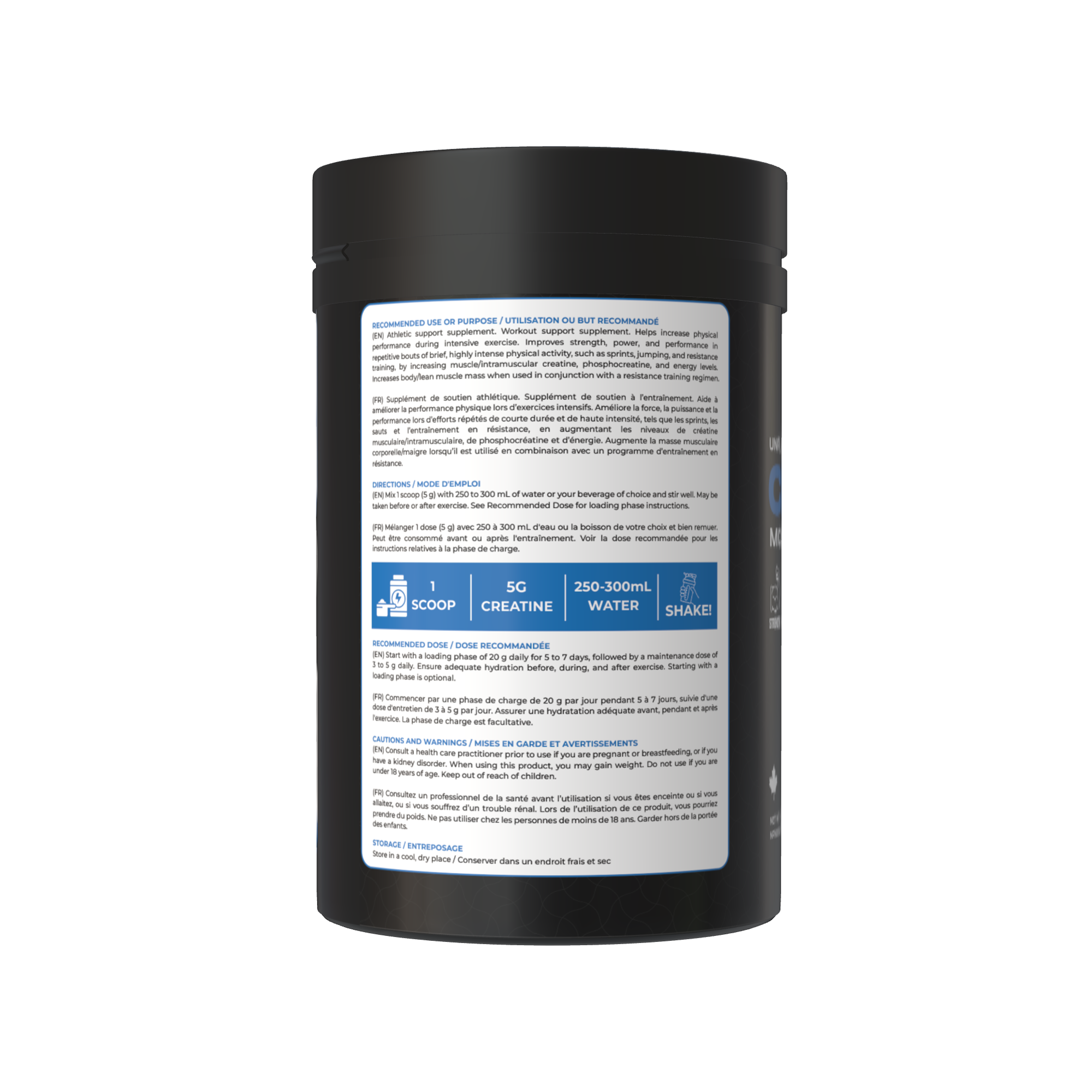Uncle J Nutrition - 100% Pure Creatine Monohydrate 425g