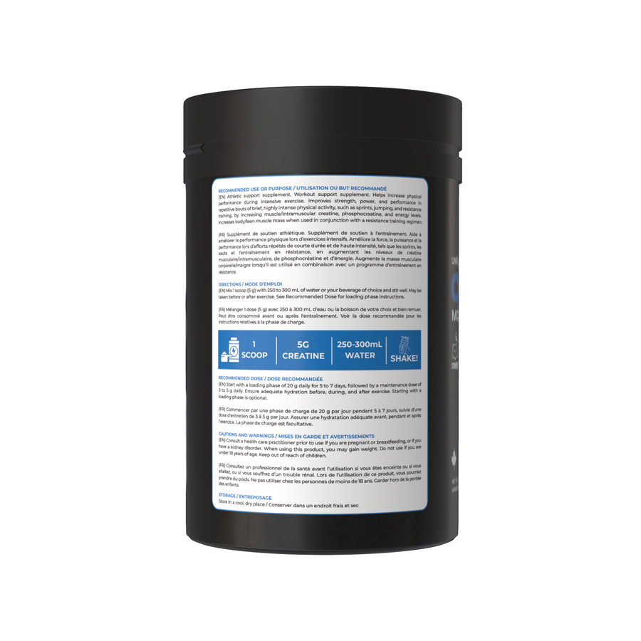 Uncle J Nutrition - 100% Pure Creatine Monohydrate 425g